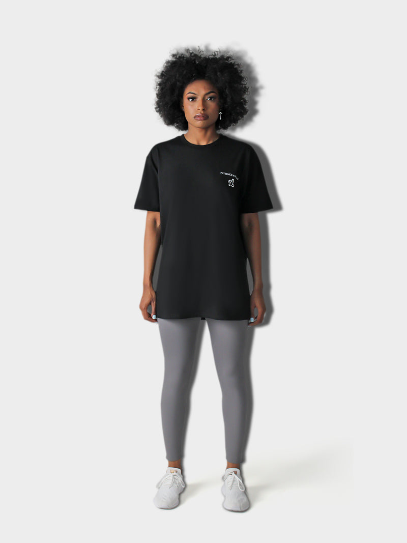 LUPITU PATIENCE BLACK YVES TEE