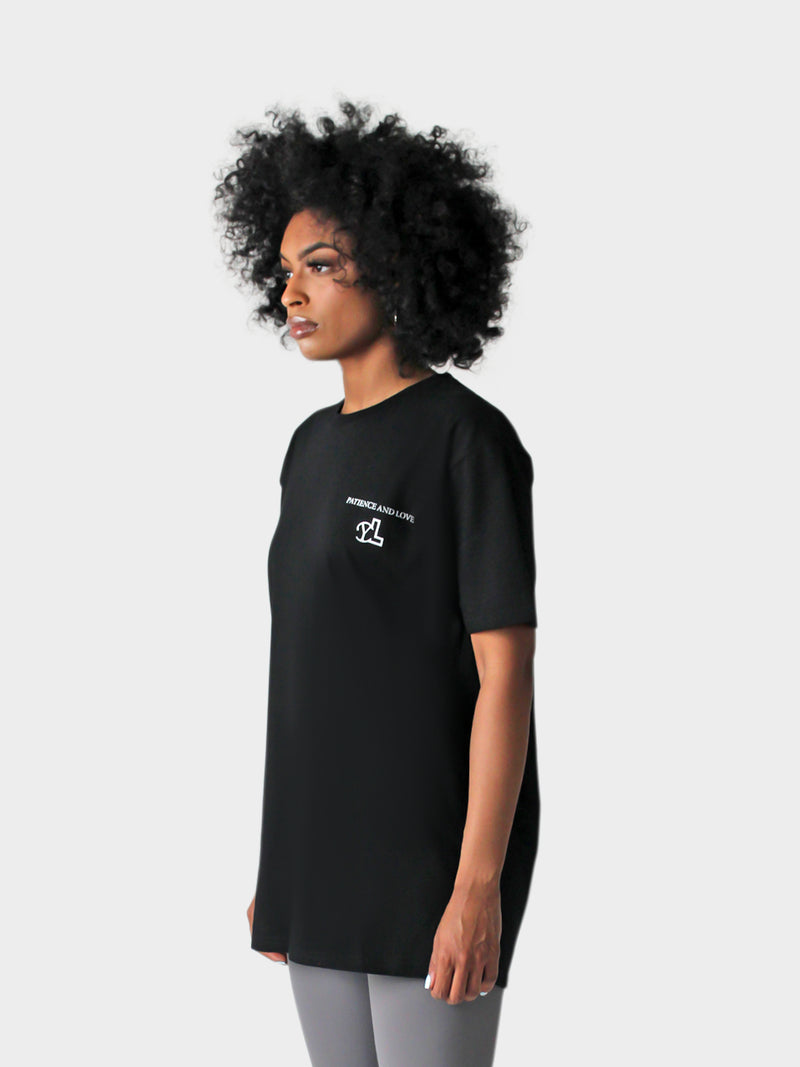 LUPITU PATIENCE BLACK YVES TEE