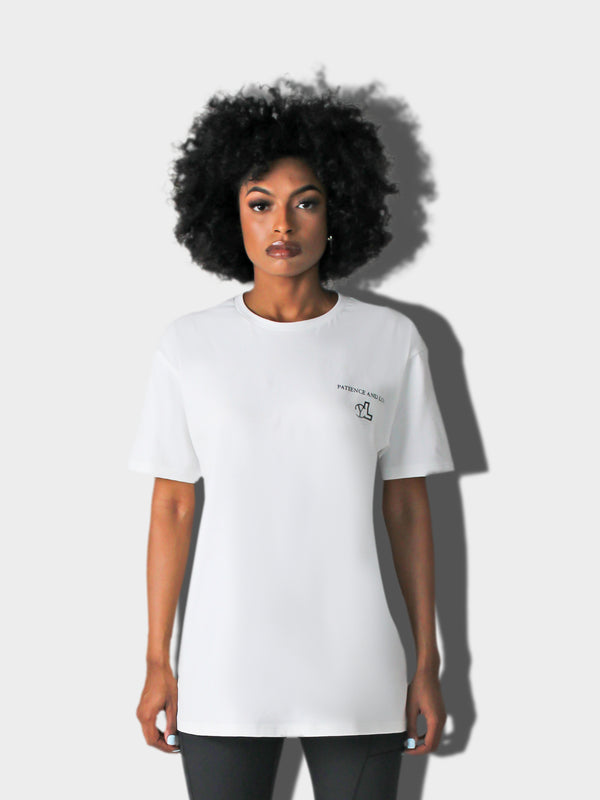 LUPITU PATIENCE WHITE YVES TEE