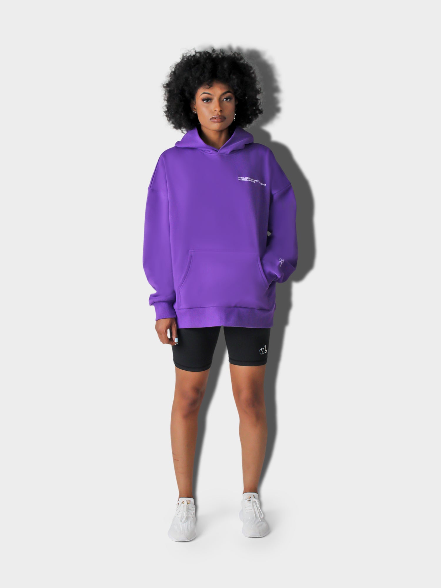 LUPITU WOMEN'S PURPLE  HOODIE