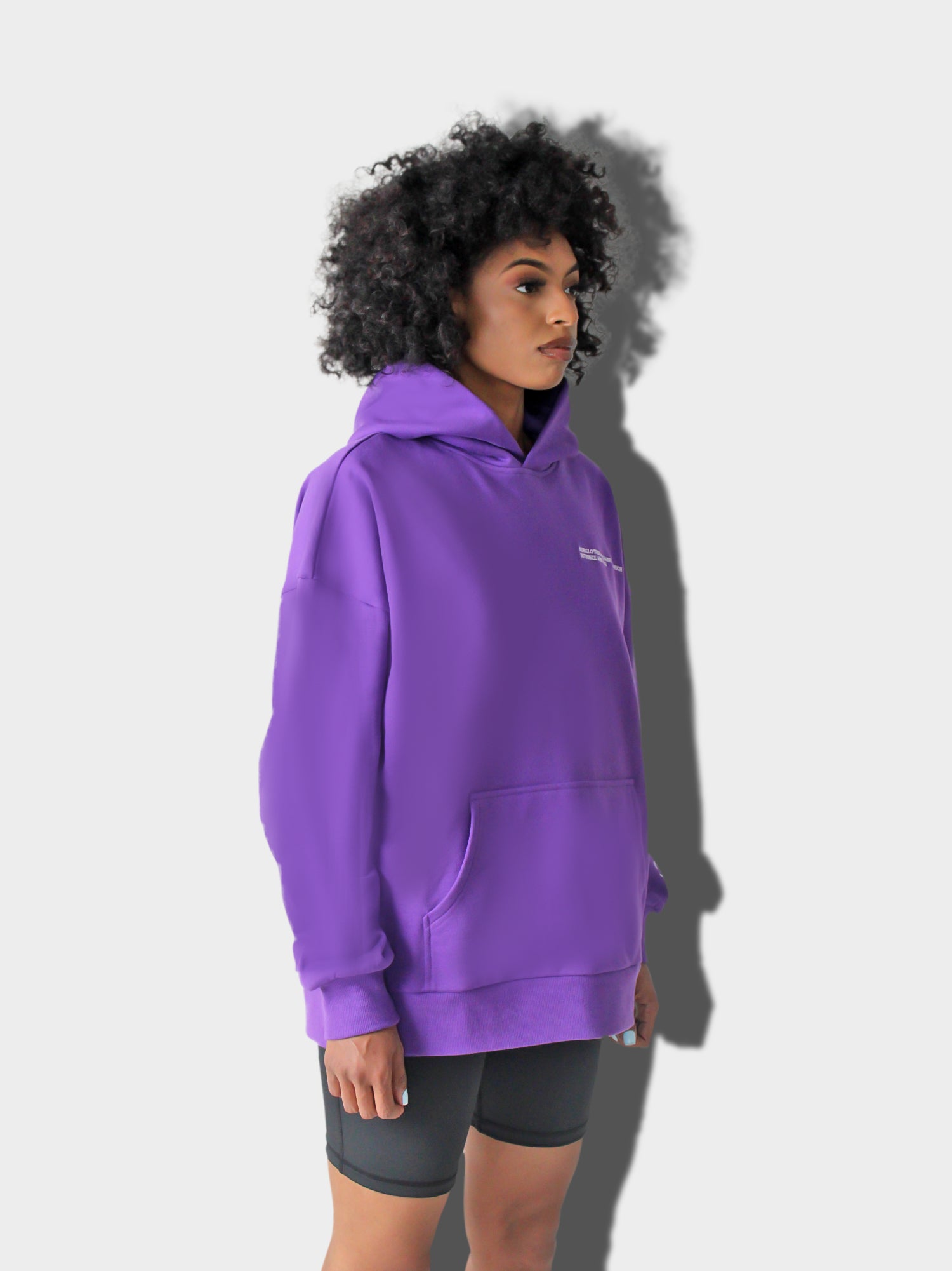 LUPITU WOMEN'S PURPLE  HOODIE