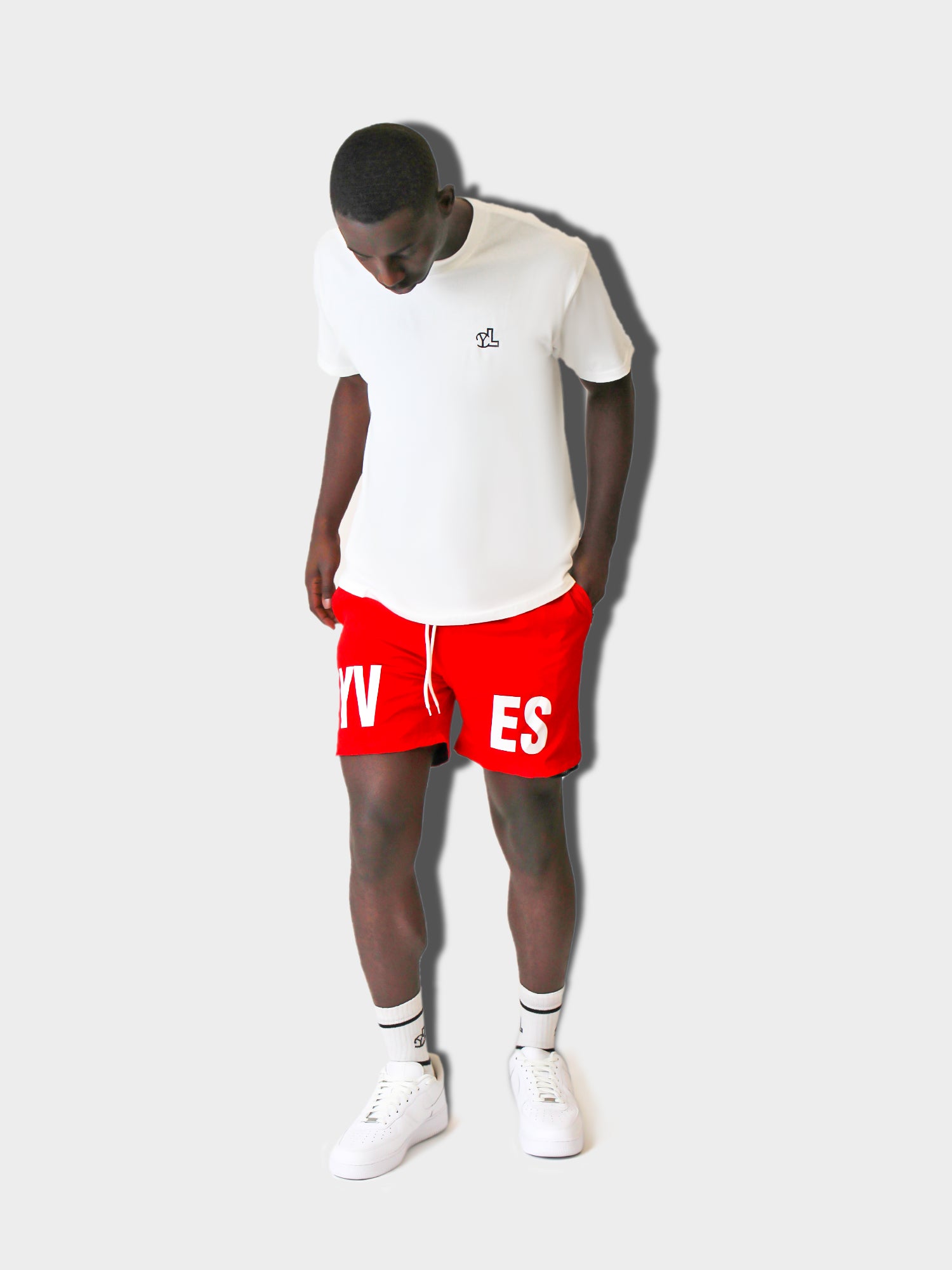 LUPITU MEN'S RED LPTU SHORT
