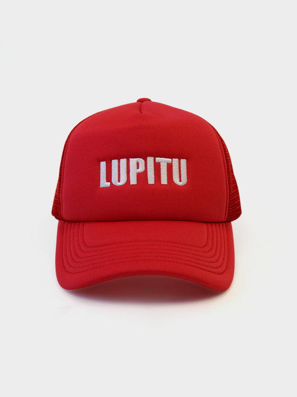 LUPITU RED TRUCKER CAP