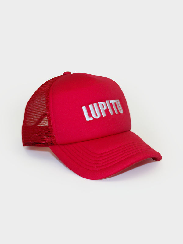 LUPITU RED TRUCKER CAP