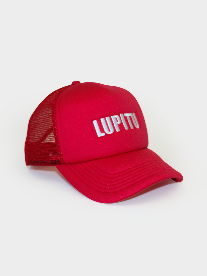LUPITU RED TRUCKER CAP