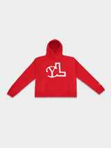 LUPITU RED YL LOGO HOODIE
