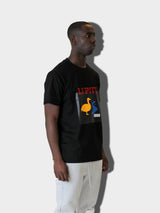 LUPITU SCHWAN BLACK TEE