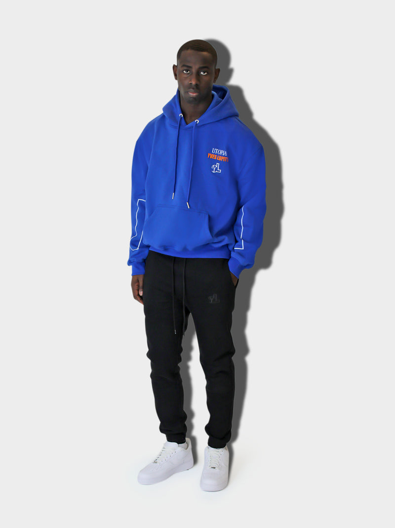 LUPITU FULL BLACK YL LOGO JOGGER PANT