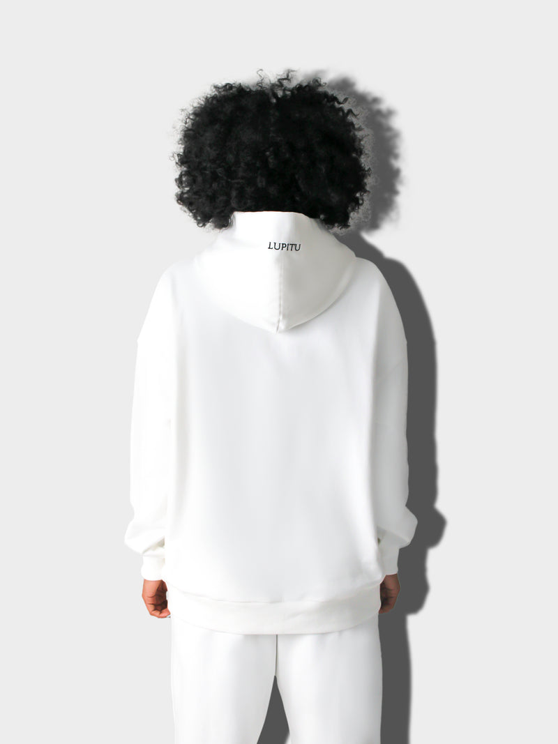 LUPITU WHITE HOODIE