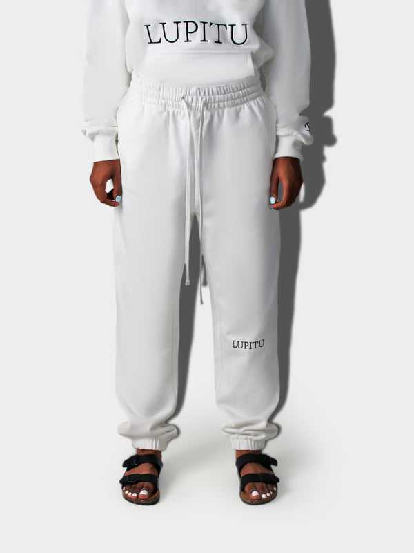 LUPITU WHITE JOGGER PANT