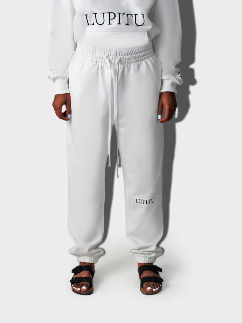 LUPITU WHITE JOGGER PANT