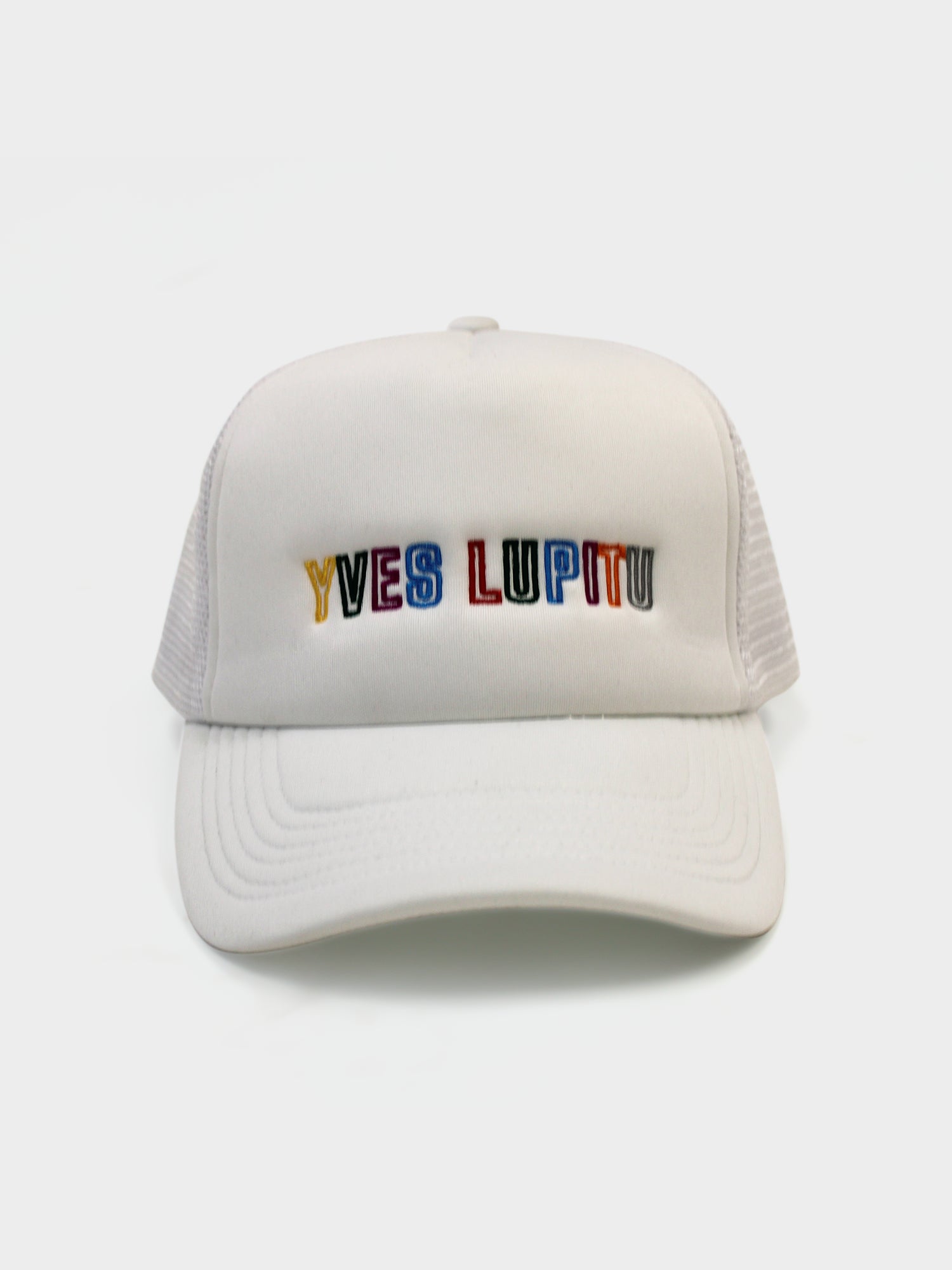 LUPITU WHITE TRUCKER CAP