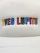 LUPITU WHITE TRUCKER CAP
