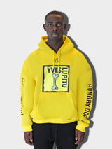 LUPITU YELLOW HUNGRY DOG HOODIE