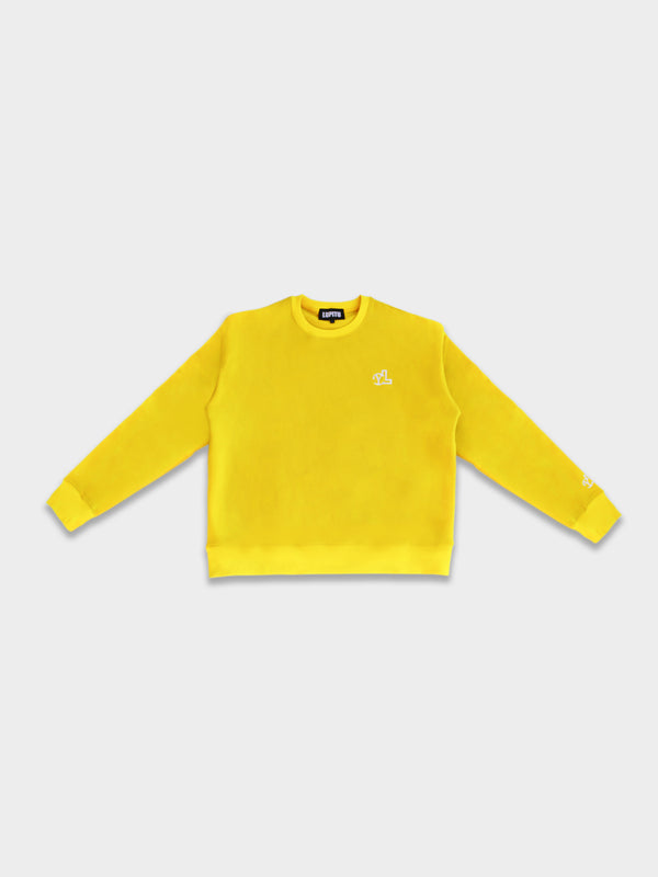 LUPITU YELLOW YL LOGO SWEATER