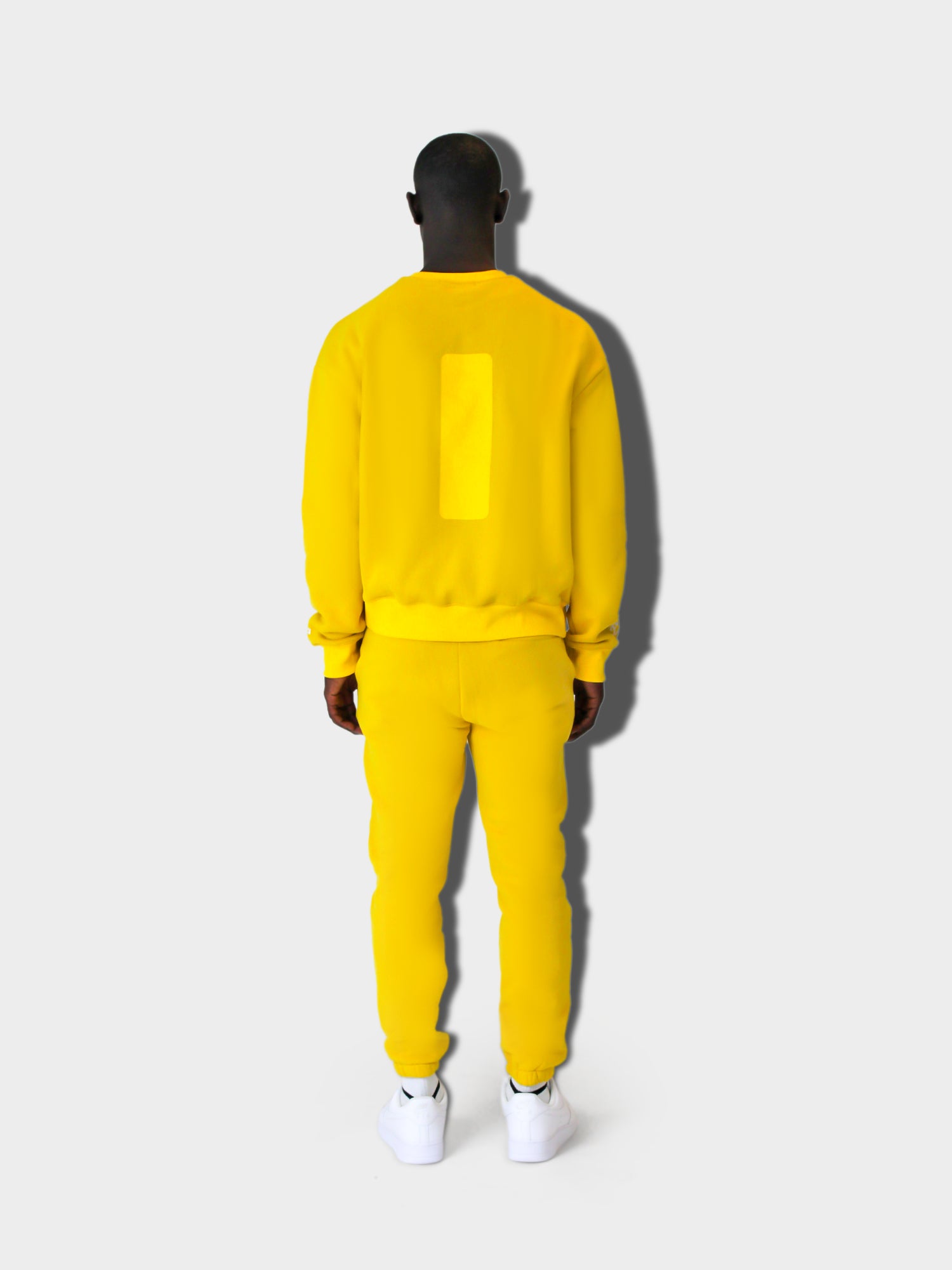 LUPITU MEN'S YELLOW YL LOGO SWEATER