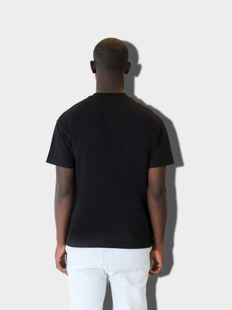 LUPITU BLACK BASIC TEE
