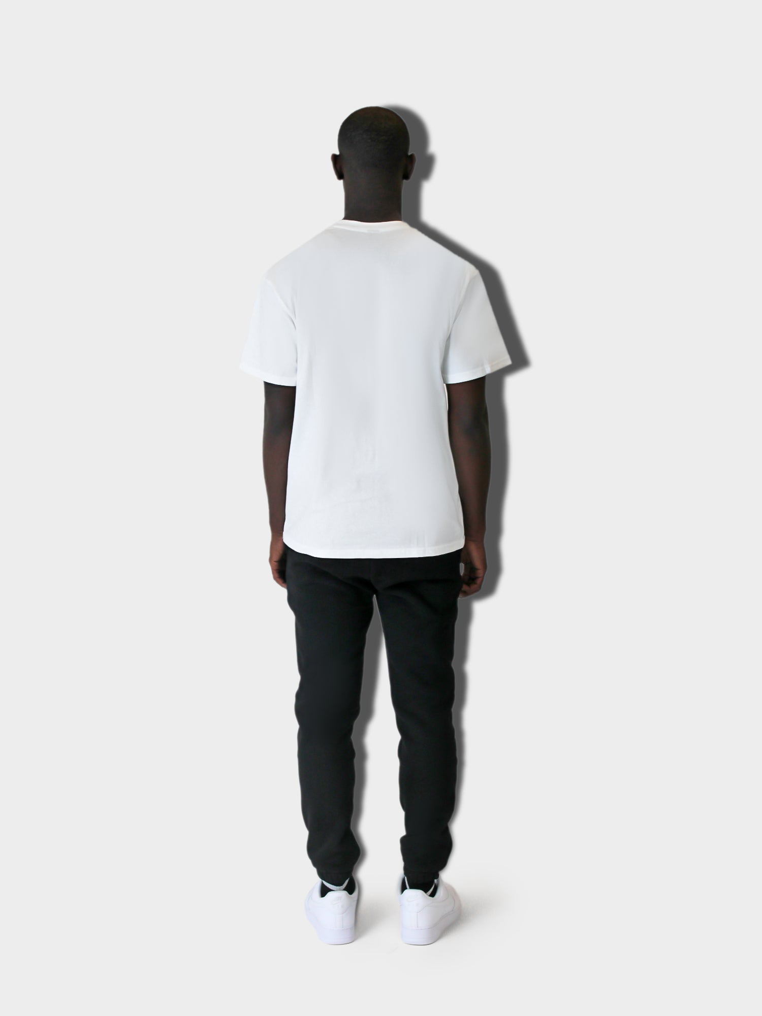 LUPITU MEN'S 2 PACK WHITE & BLACK TEES